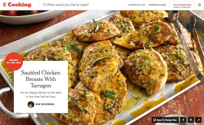 nytimes cooking