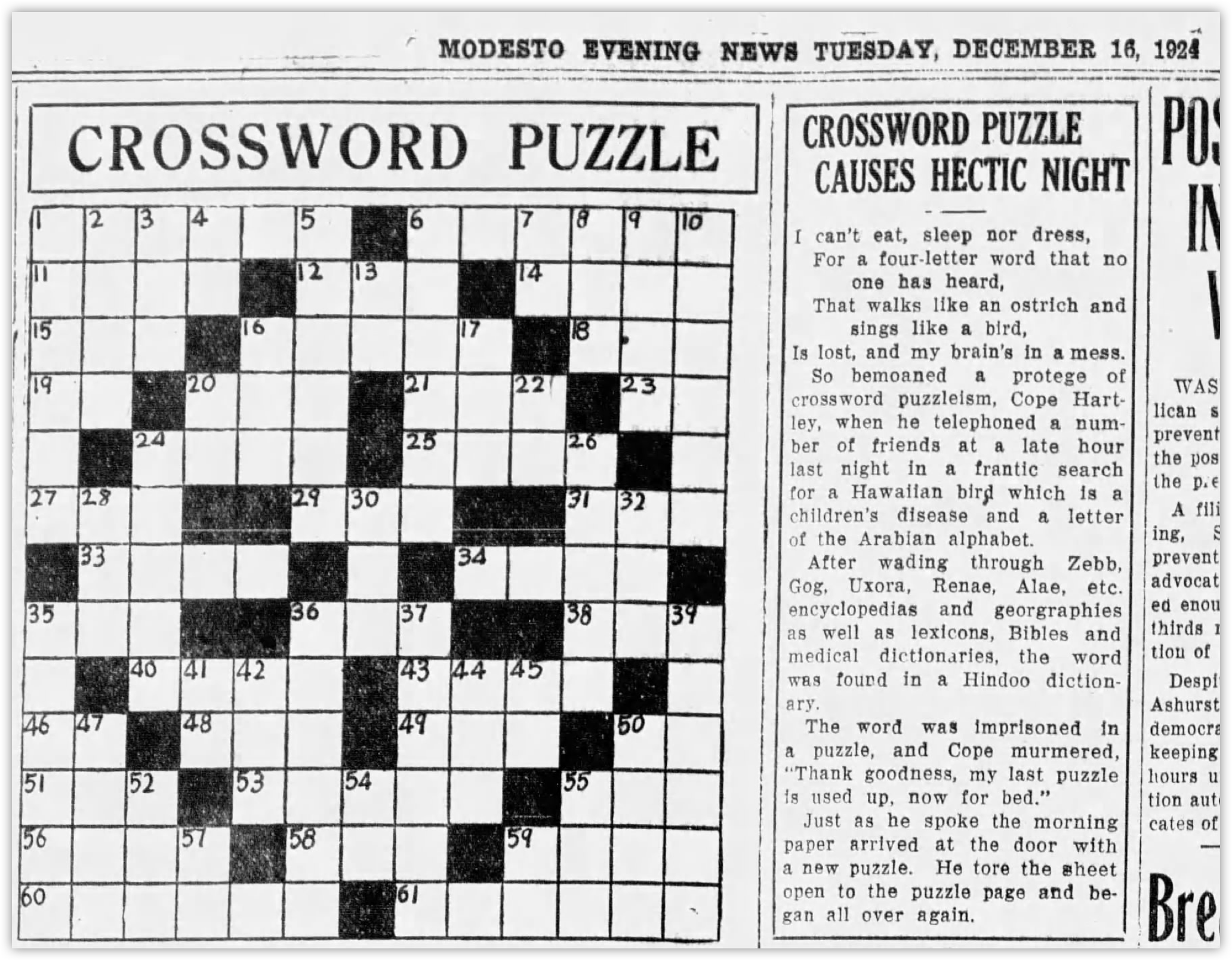 A History of Newspaper Puzzles