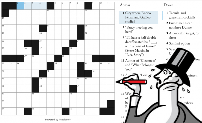 This is the world's first crossword puzzle… so can YOU solve it?